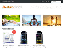 Tablet Screenshot of natureganics.com